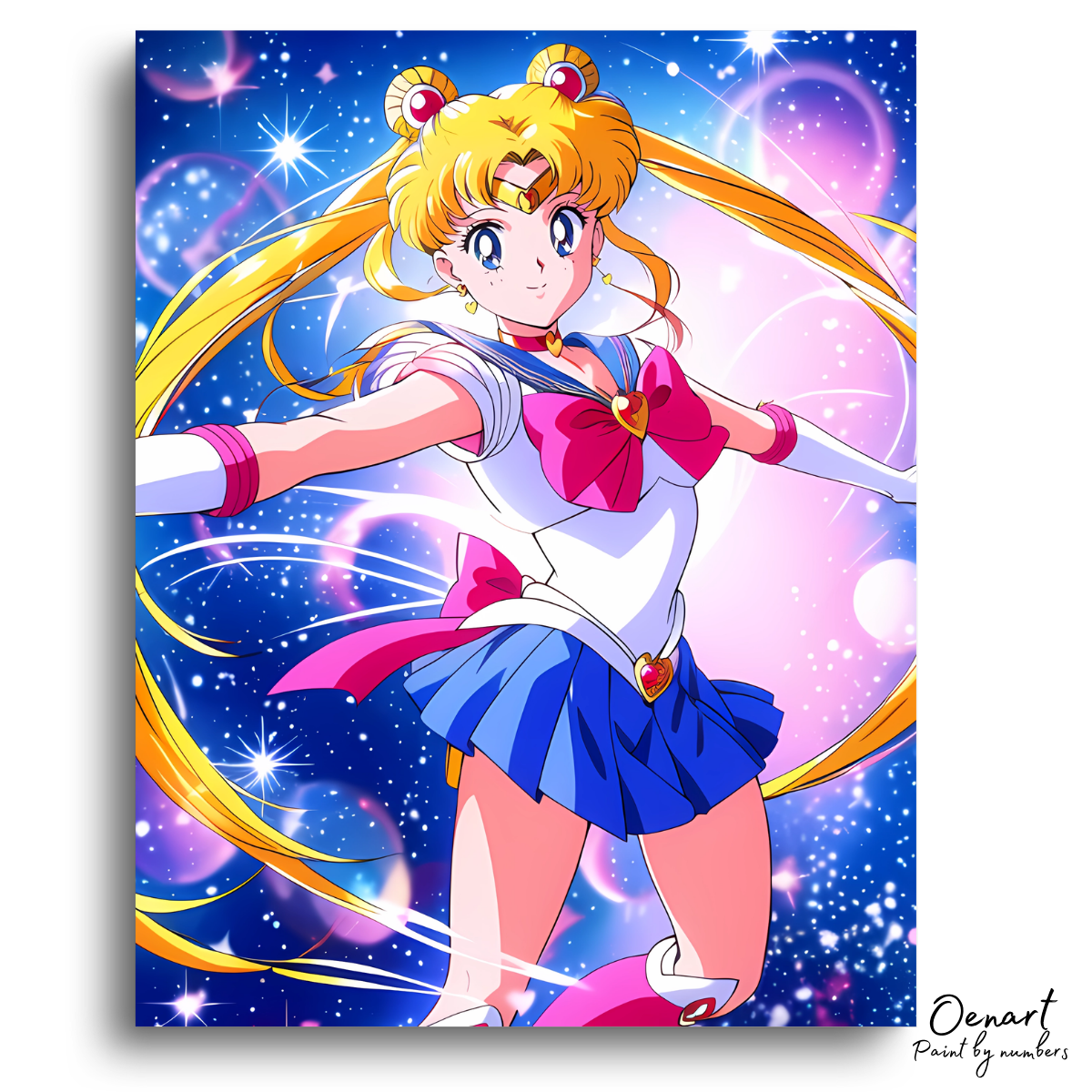 Sailor Moon: Usagi's Joyful Power - Anime Diamond Painting