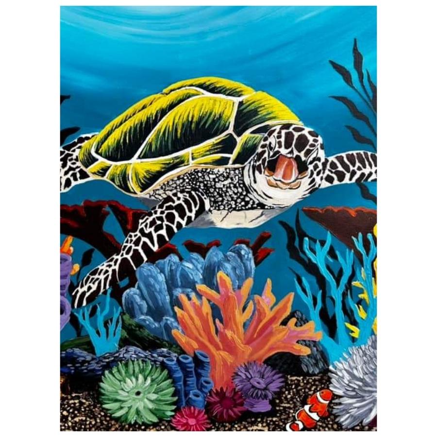 Sea turtle: Paint By Numbers Kit