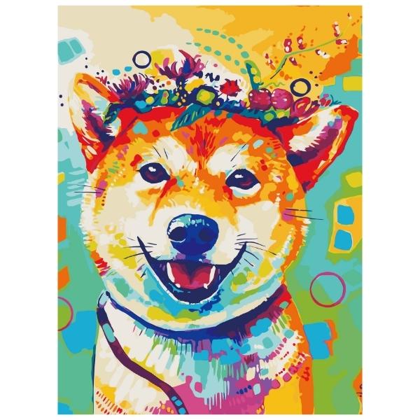 Shiba Inu: Paint By Numbers Kit