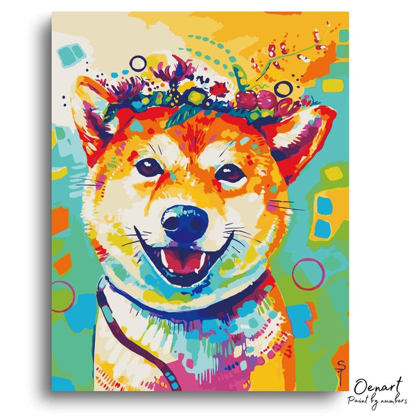 Shiba Inu: Paint By Numbers Kit