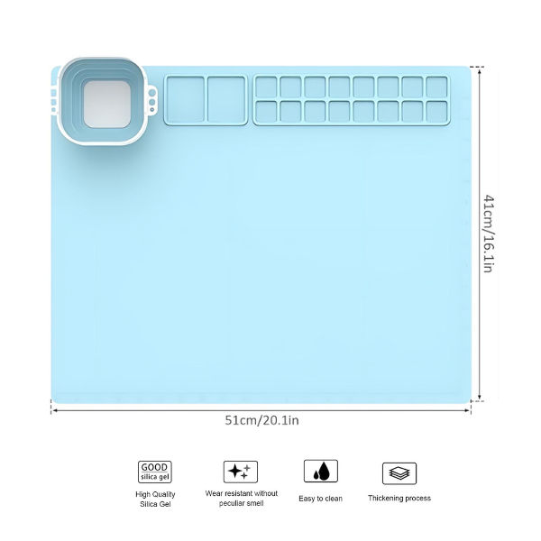 Silicone Craft Mat, Tray & Cup | Oenart™