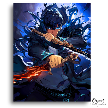 Solo Leveling: Jin Woo - Anime Diamond Painting