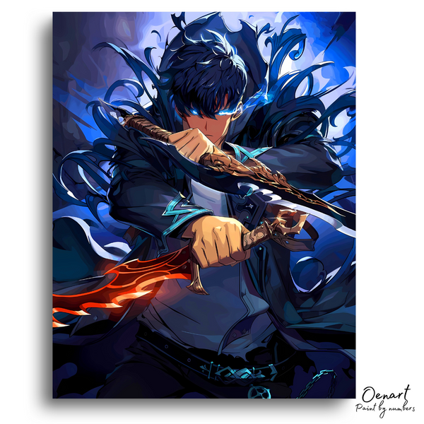 Solo Leveling: Jin Woo - Anime Paint By Numbers Kit