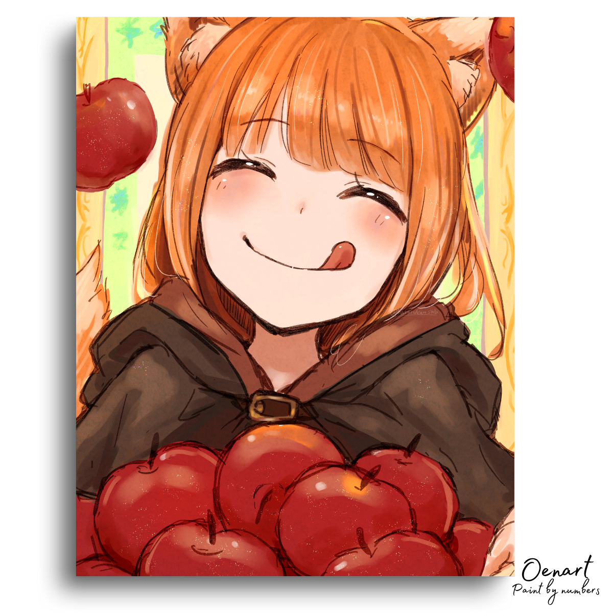 Spice and Wolf: Apples - Anime Paint By Numbers Kit