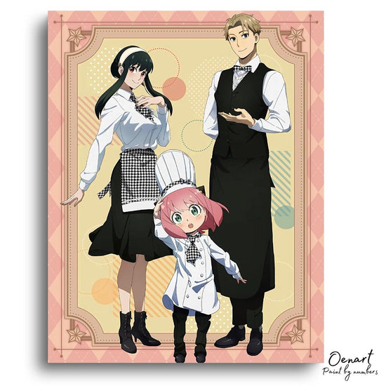 Spy x Family: Cooking - Anime Paint By Numbers Kit