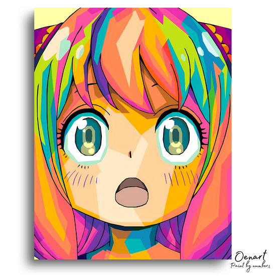 Spy x Family: Cute Anya Pop Art - Anime Diamond Painting