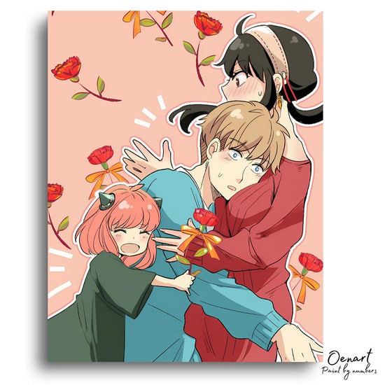 Spy x Family: Hugs - Anime Paint By Numbers Kit