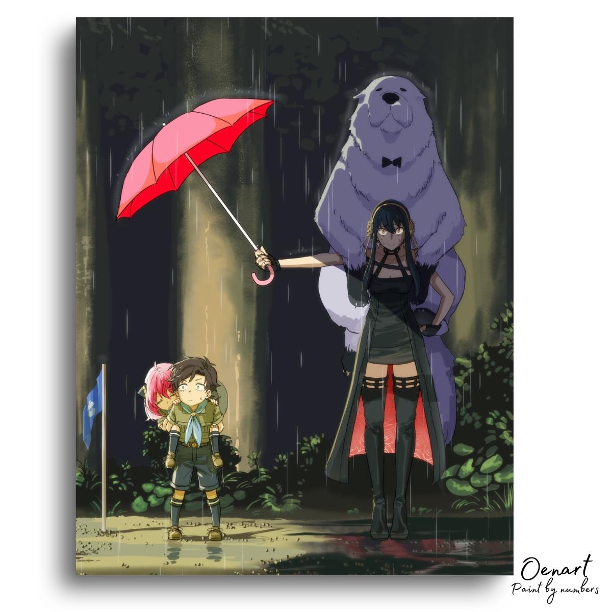 Spy x Family: Umbrella - Anime Paint By Numbers Kit