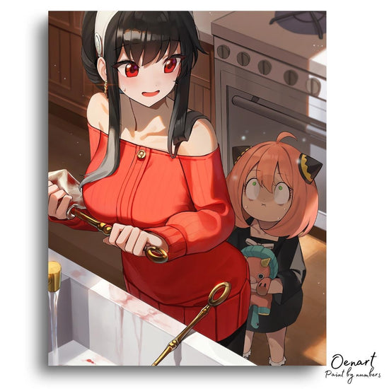 Spy x Family: Yor & Anya - Anime Paint By Numbers Kit
