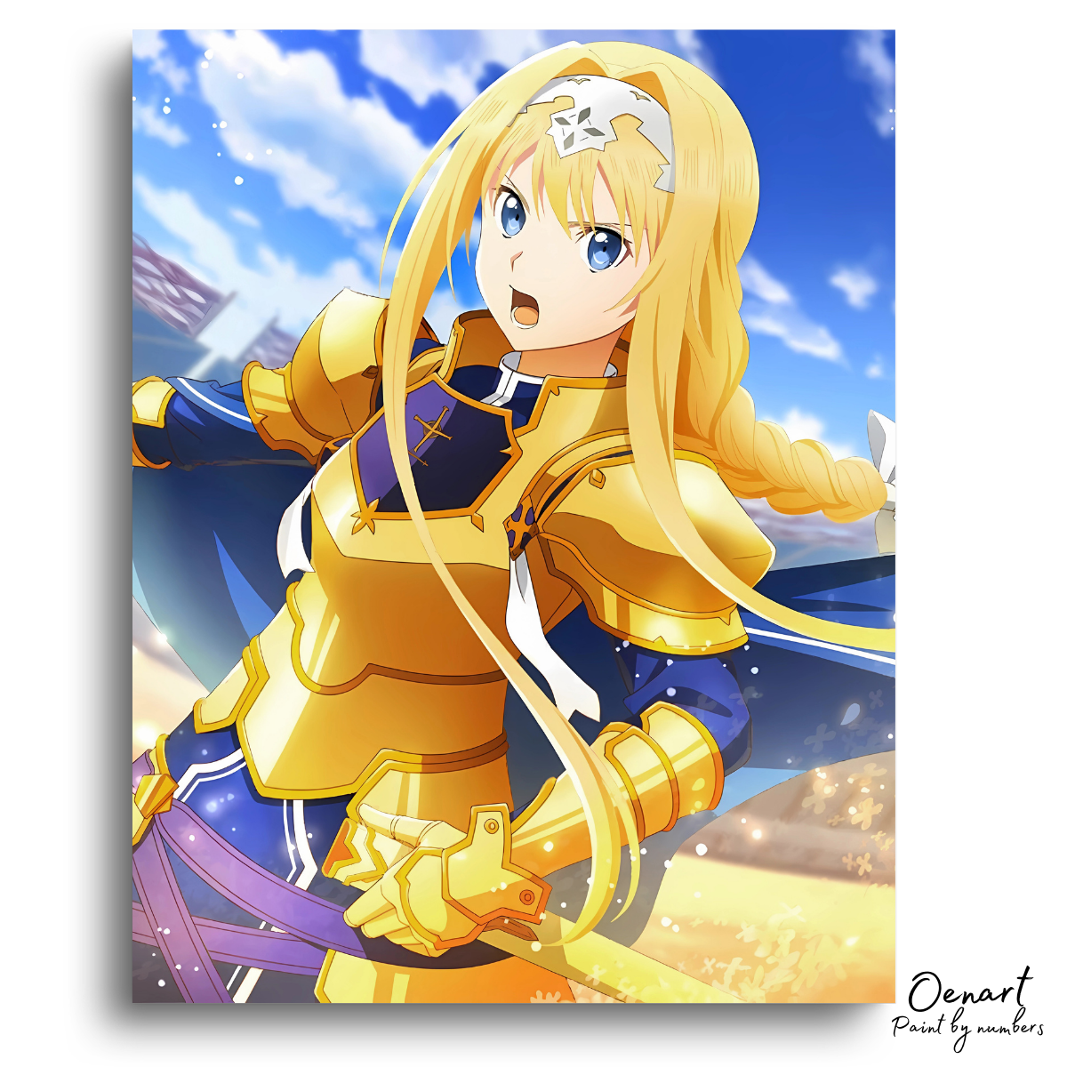 Sword Art Online Alicization: Cute Alice - Anime Paint By Numbers Kit