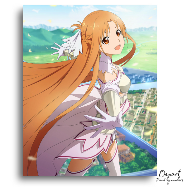 Sword Art Online: Cute Asuna - Anime Paint By Numbers Kit