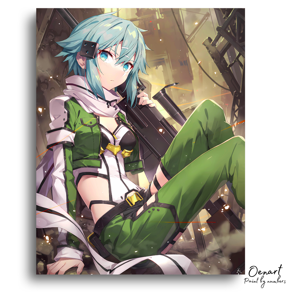 Sword Art Online: Cute Shino - Anime Paint By Numbers Kit