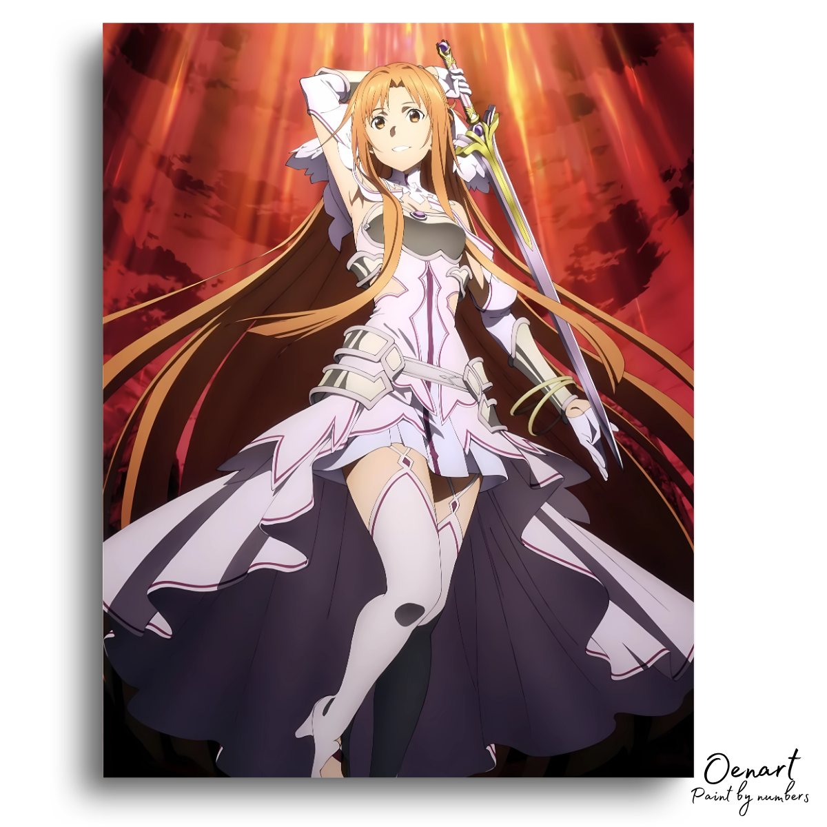 Sword Art Online: Goddess of Creation Stacia - Anime Paint By Numbers Kit