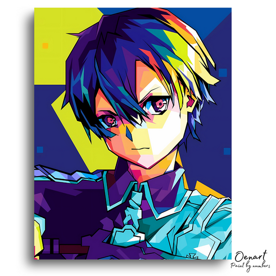 Sword Art Online: Kirito Pop Art - Anime Diamond Painting