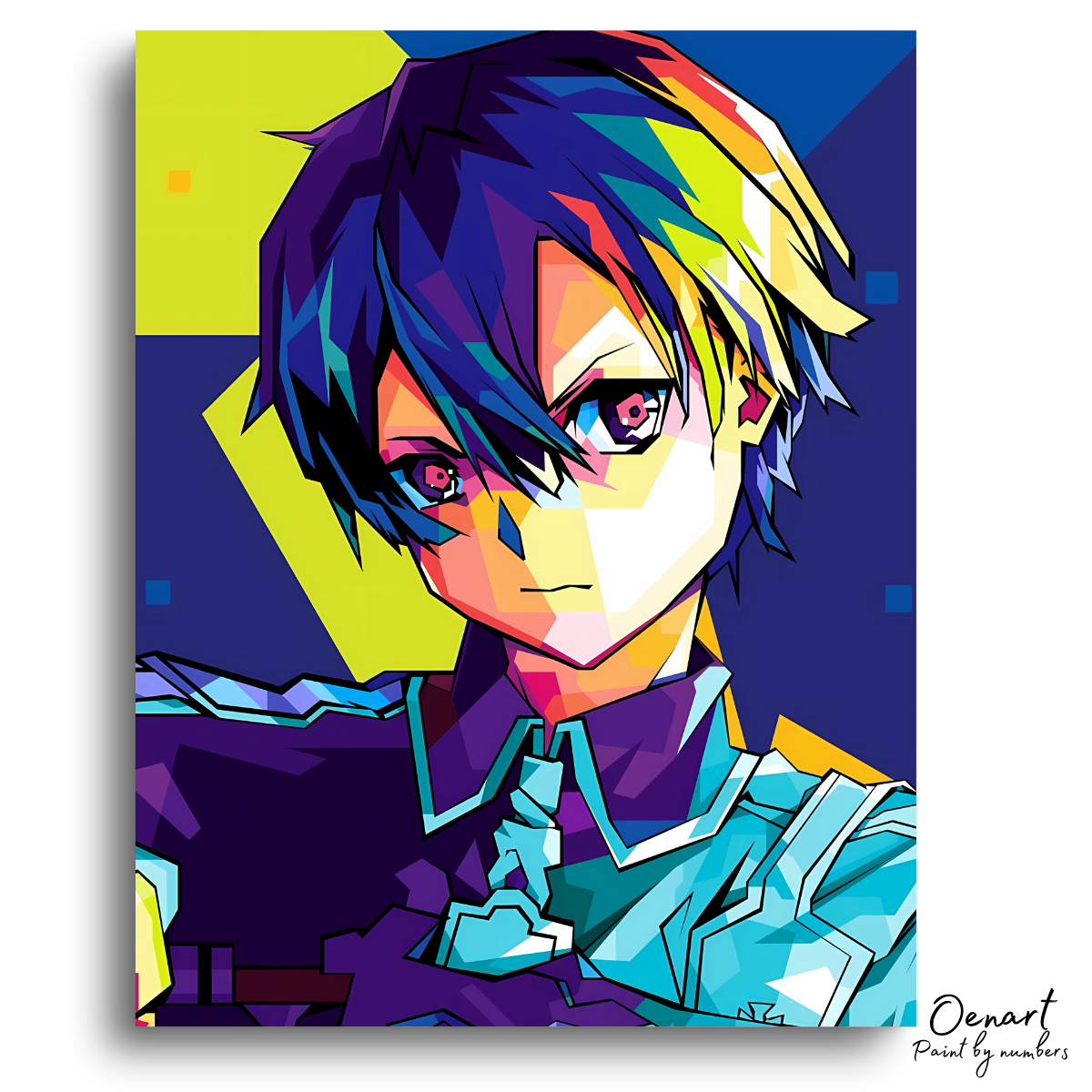 Sword Art Online: Kirito Pop Art - Anime Paint By Numbers Kit