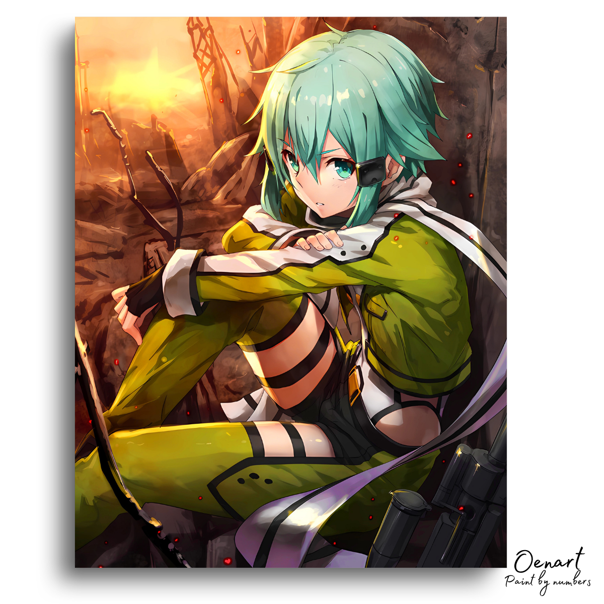 Sword Art Online: Shino Asada - Anime Paint By Numbers Kit