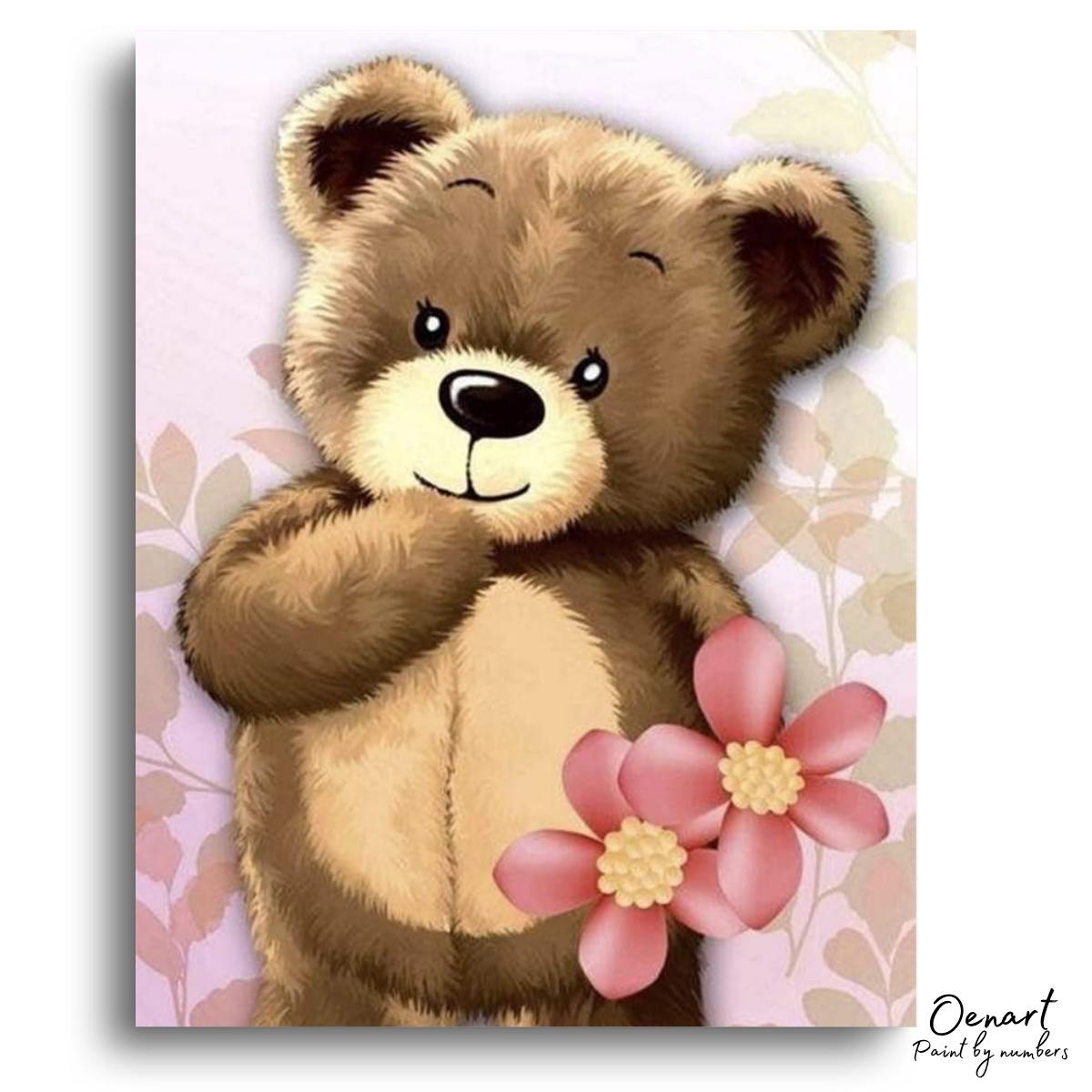 Teddy Bear: Paint By Numbers Kit