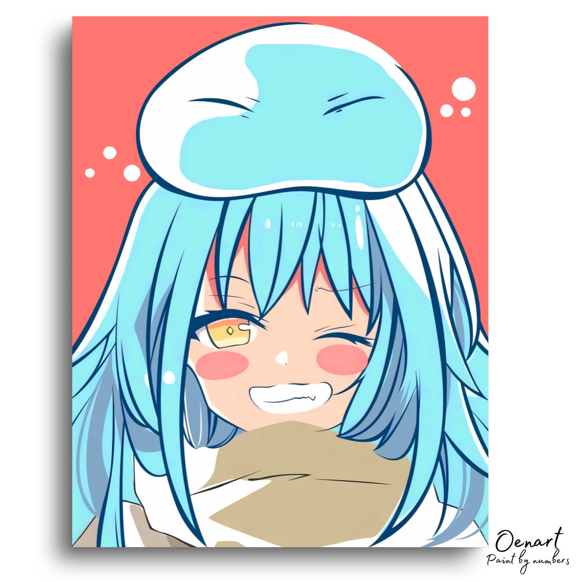 That Time I Got Reincarnated as a Slime: Cute Rimuru - Anime Paint By Numbers Kit