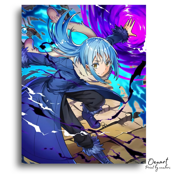 That Time I Got Reincarnated as a Slime: Rimuru Fighting - Anime Paint By Numbers Kit