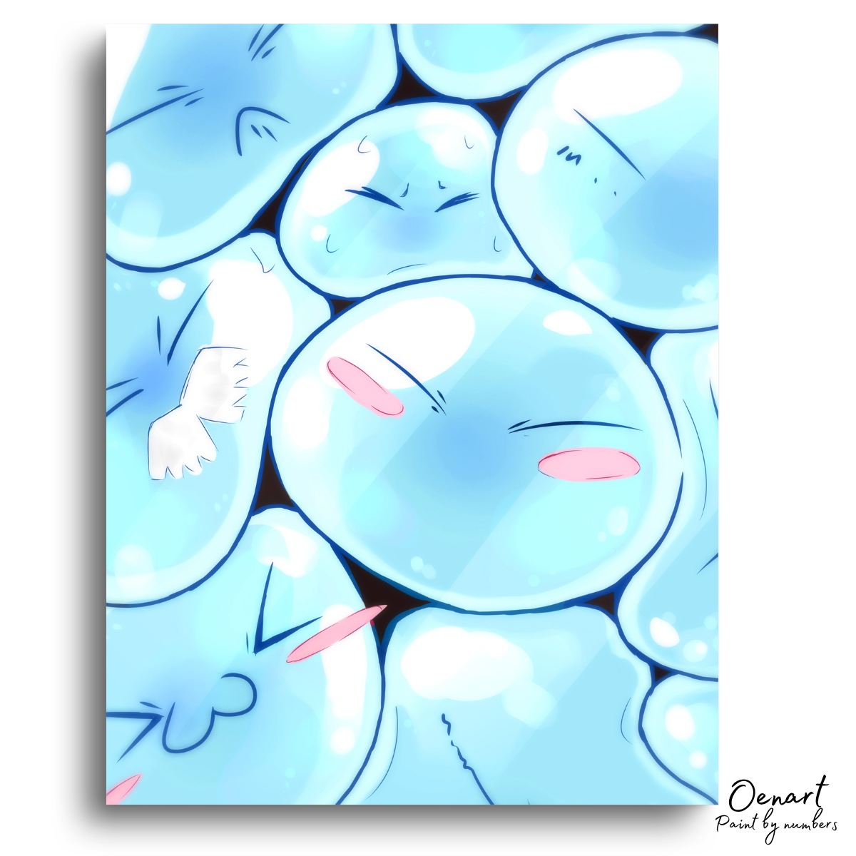 That Time I Got Reincarnated as a Slime: Rimuru Slime Shape - Anime Paint By Numbers Kit