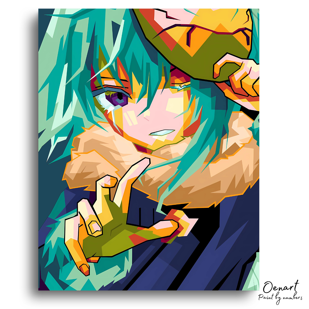 That Time I Got Reincarnated as a Slime: Rimuru Wpap Art - Anime Paint By Numbers Kit