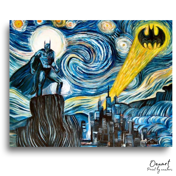 The Batman Signal: Paint By Numbers Kit