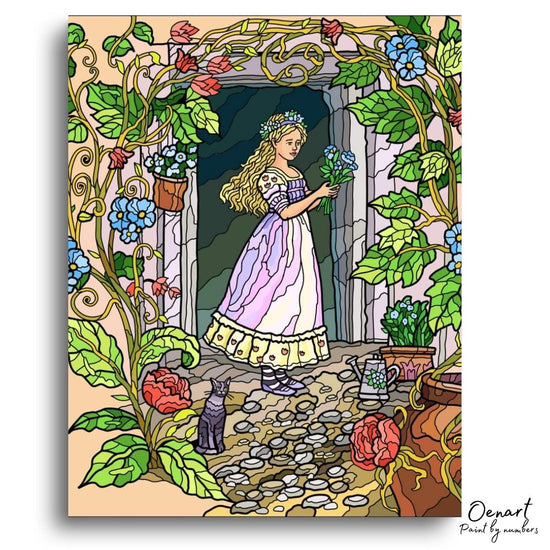 The Princess Garden: Paint By Numbers Kit