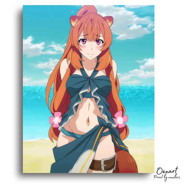 The Rising of the Shield Hero: Cute Raphtalia - Anime Paint By Numbers Kit