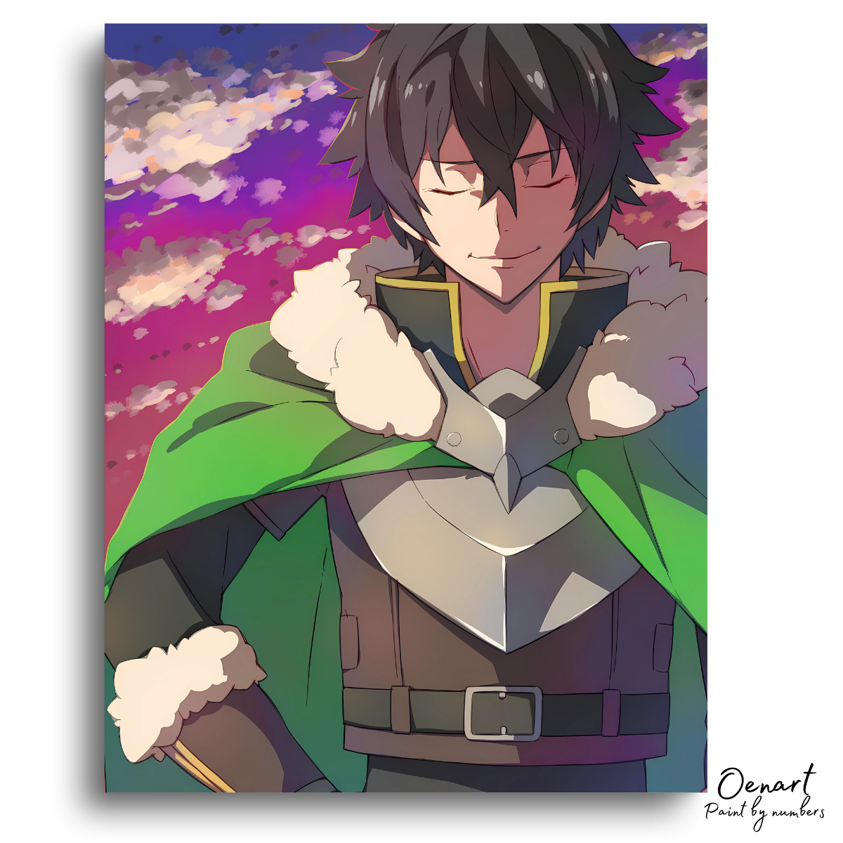 The Rising of the Shield Hero: Naofumi Iwatani - Anime Paint By Numbers Kit