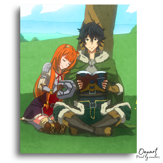 The Rising of the Shield Hero: Naofumi x Raphtalia - Anime Paint By Numbers Kit