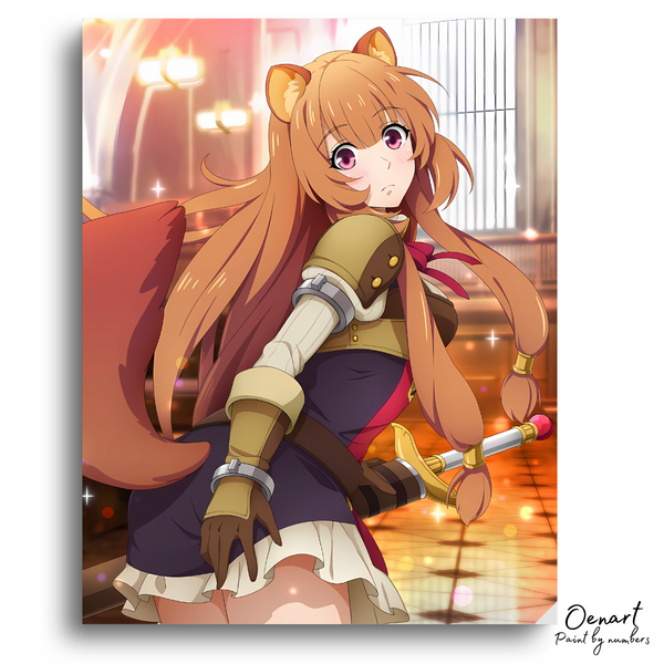 The Rising of the Shield Hero: Raphtalia - Anime Paint By Numbers Kit