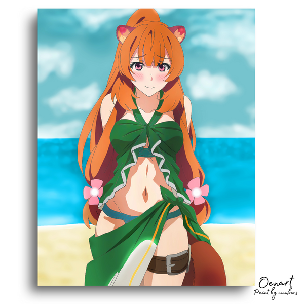 The Rising of the Shield Hero: Raphtalia in a Dress - Anime Paint By Numbers Kit