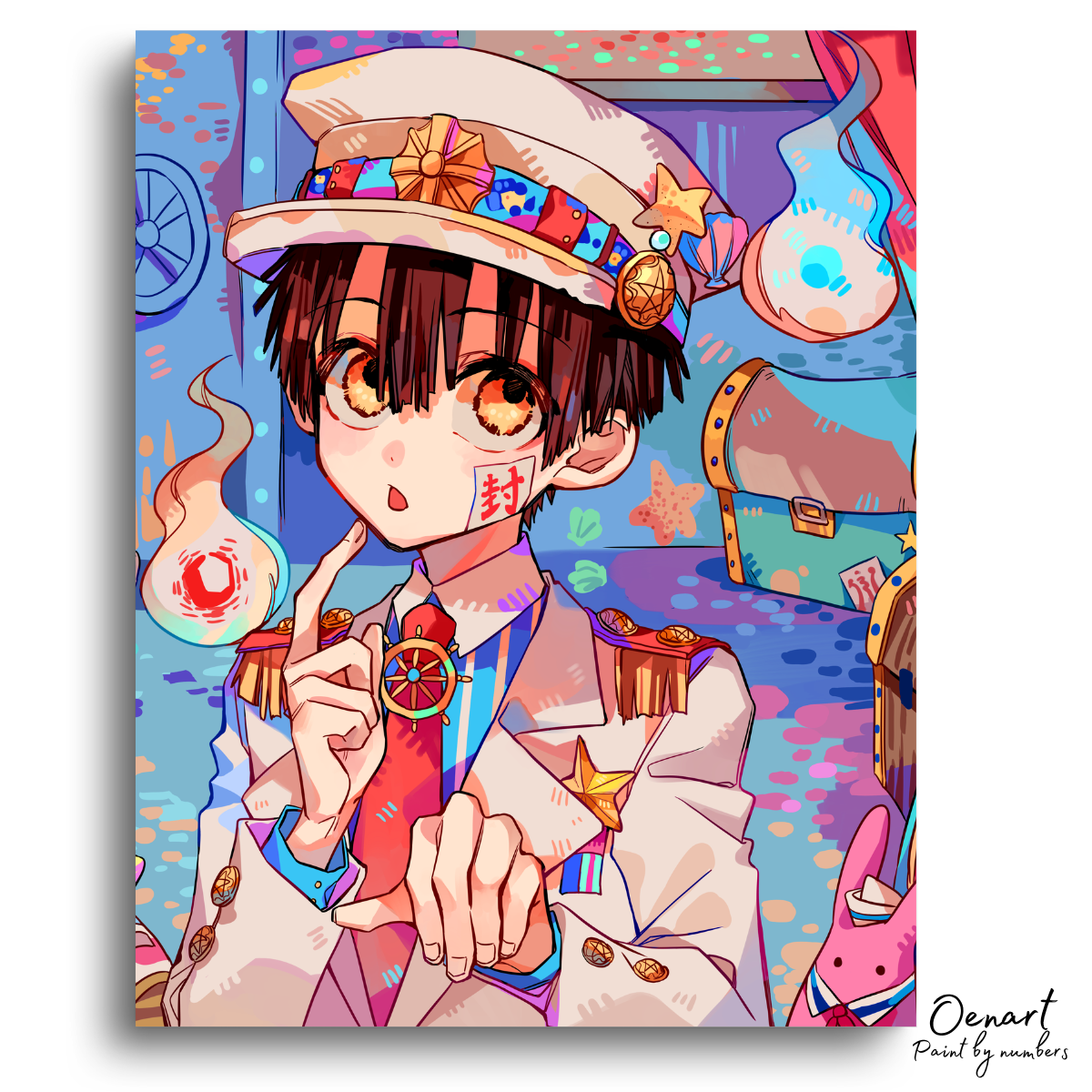 Toilet-Bound Hanako-kun: Cute Colorful Hanako-kun Art - Anime Paint By Numbers Kit