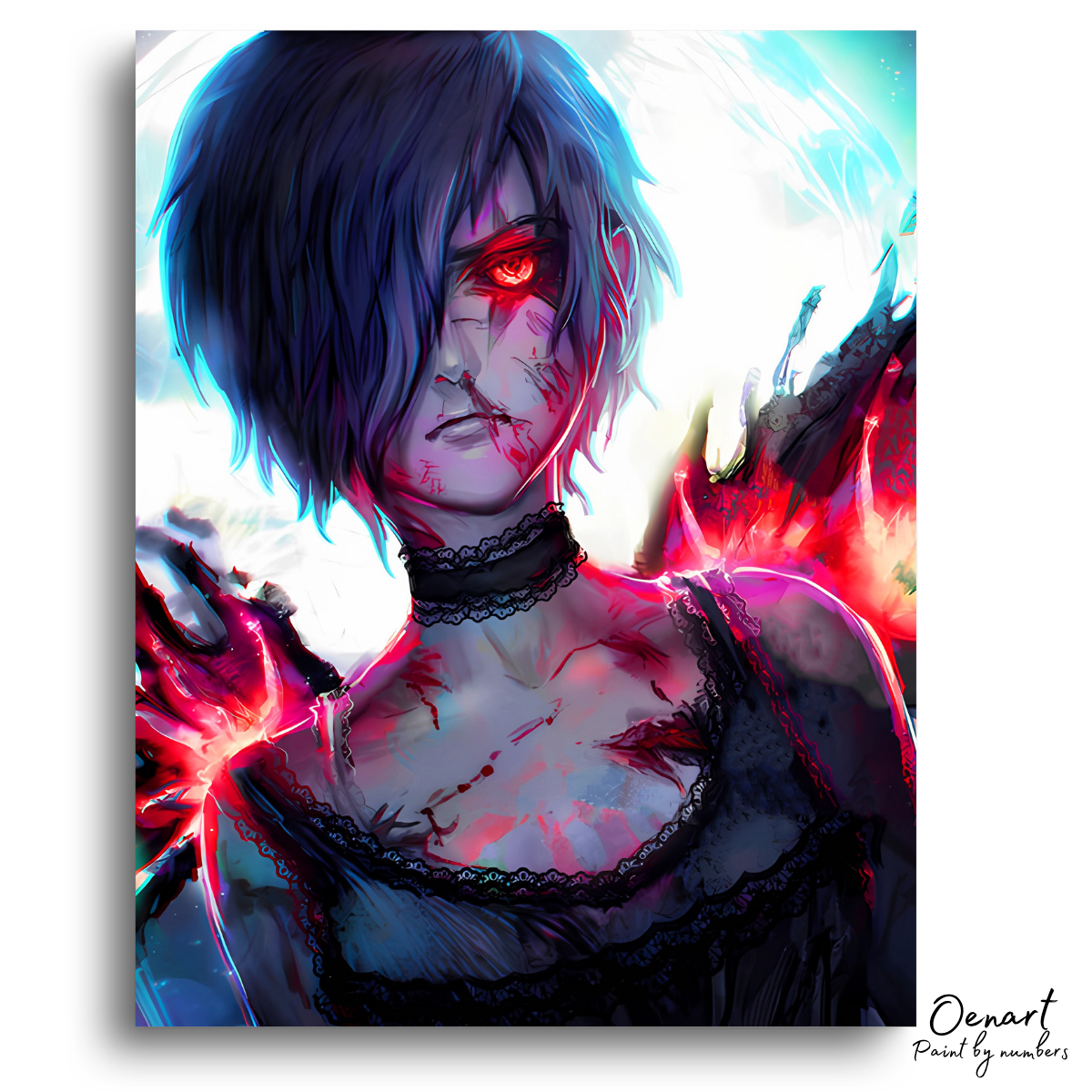 Tokyo Ghoul: Kirishima Touka Kagune - Anime Paint By Numbers kit