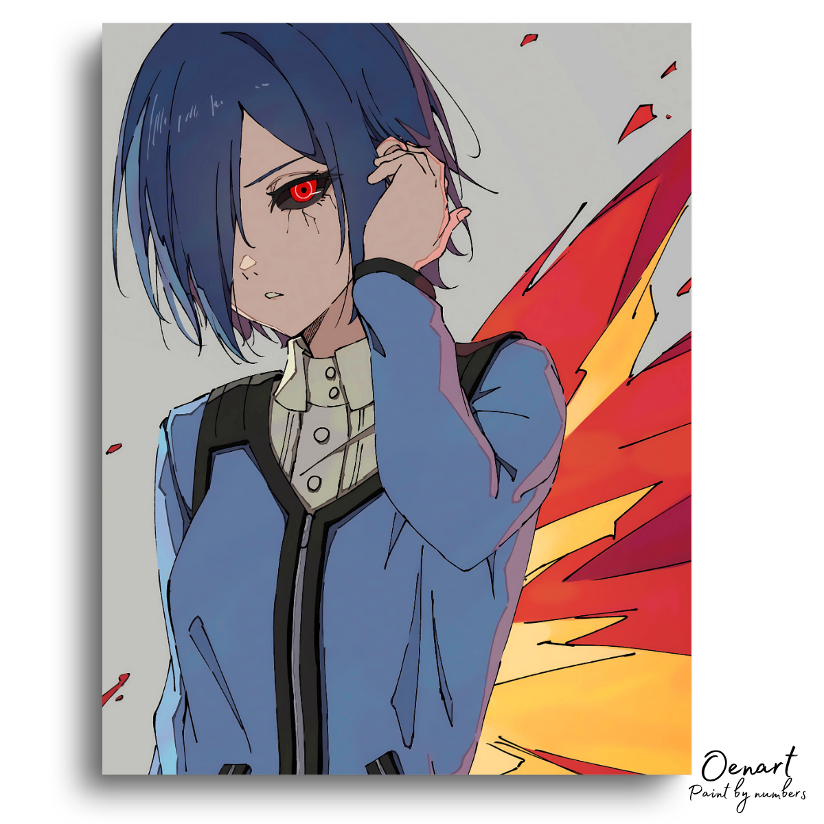 Tokyo Ghoul: Touka Kirishima Kagune - Anime Paint By Numbers kit