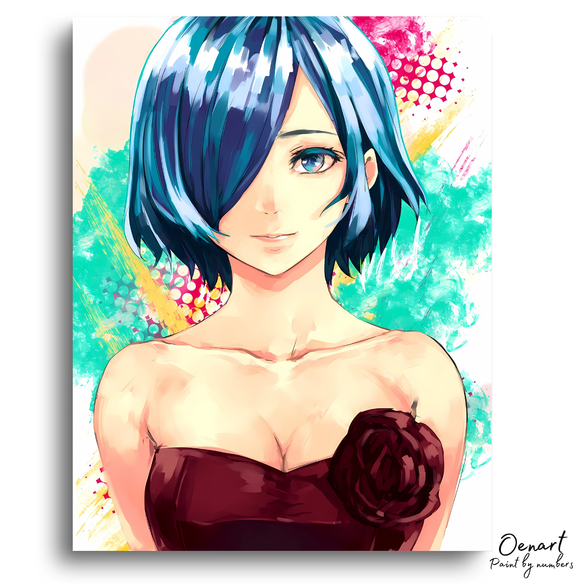 Tokyo Ghoul: Touka Portrait - Anime Paint By Numbers kit