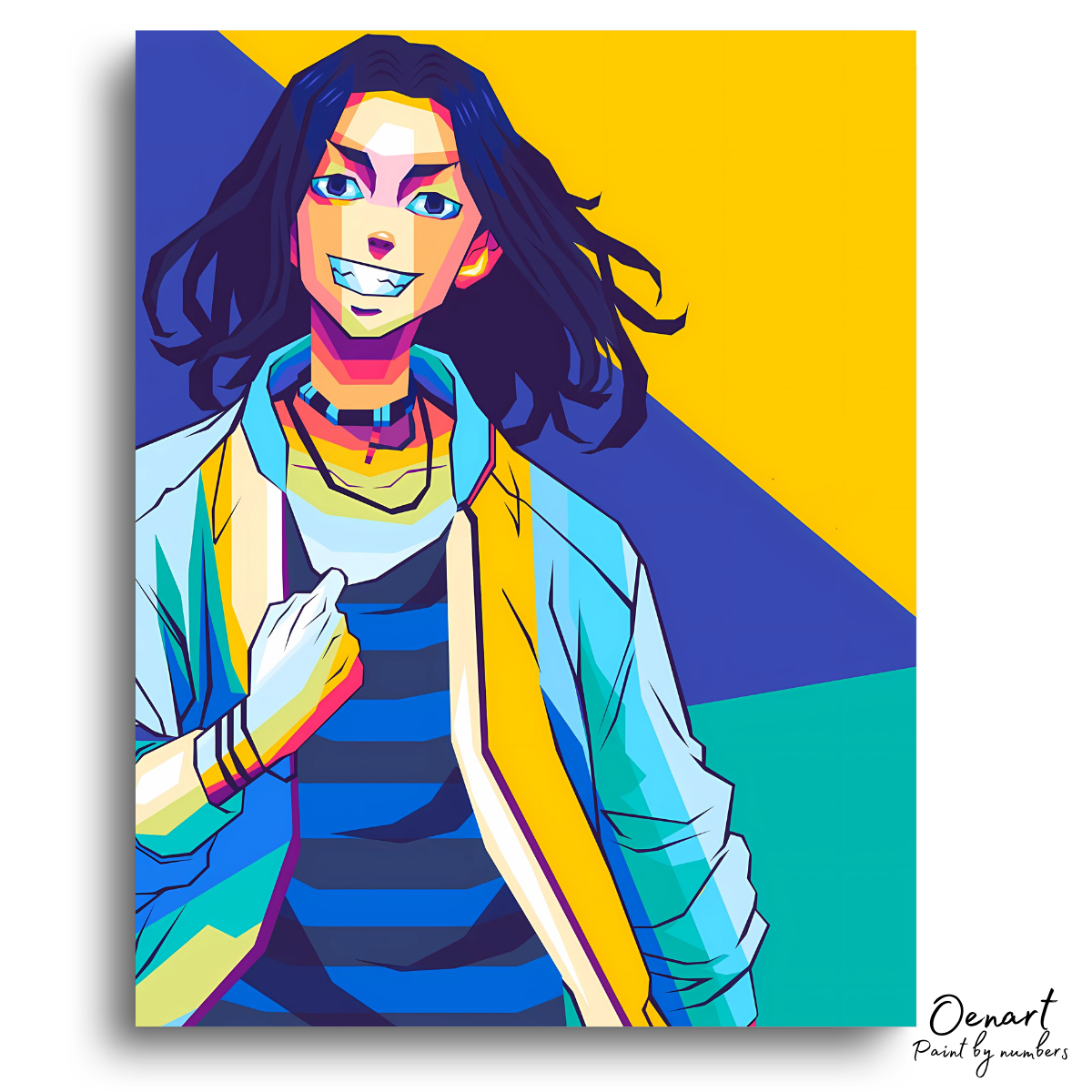 Tokyo Revengers: Baji Pop Art - Anime Paint By Numbers Kit