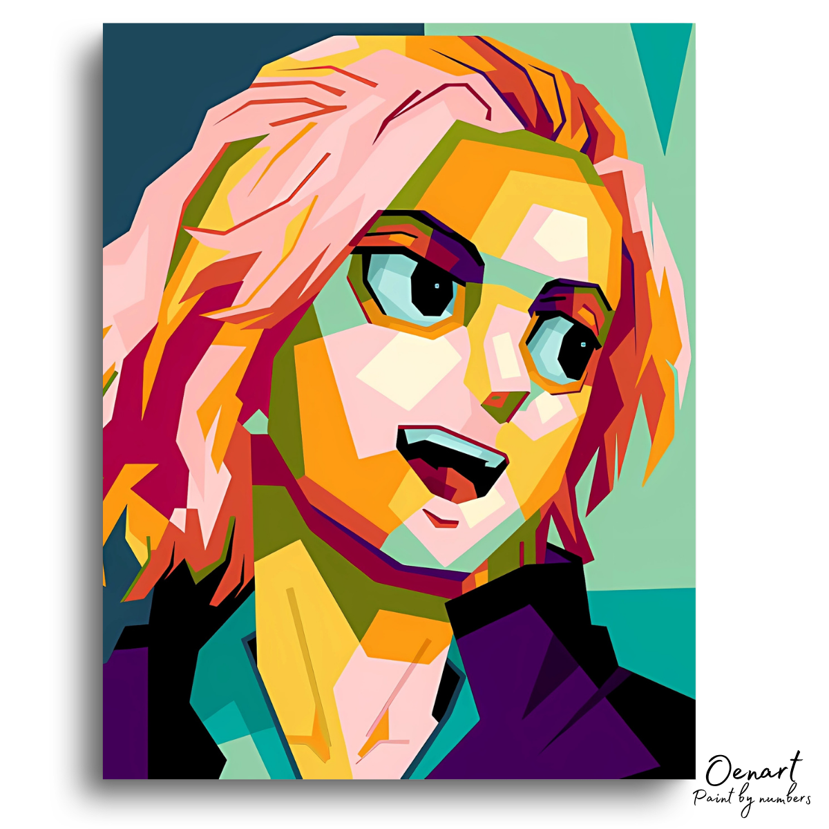 Tokyo Revengers: Mikey Wpap Pop Art - Anime Paint By Numbers Kit