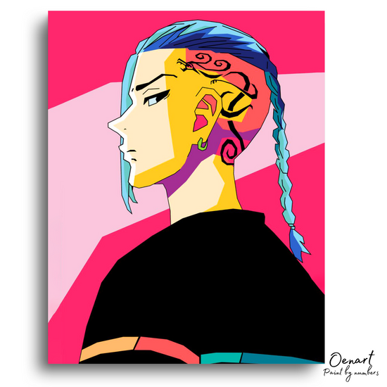 Tokyo Revengers: Vice-Captain Draken Pop Art - Anime Diamond Painting