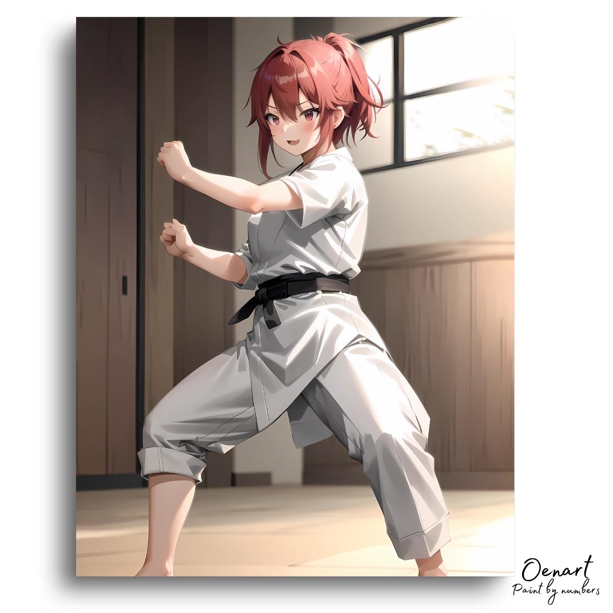 Tomo Chan Is a Girl: Fight - Anime Paint By Numbers Kit