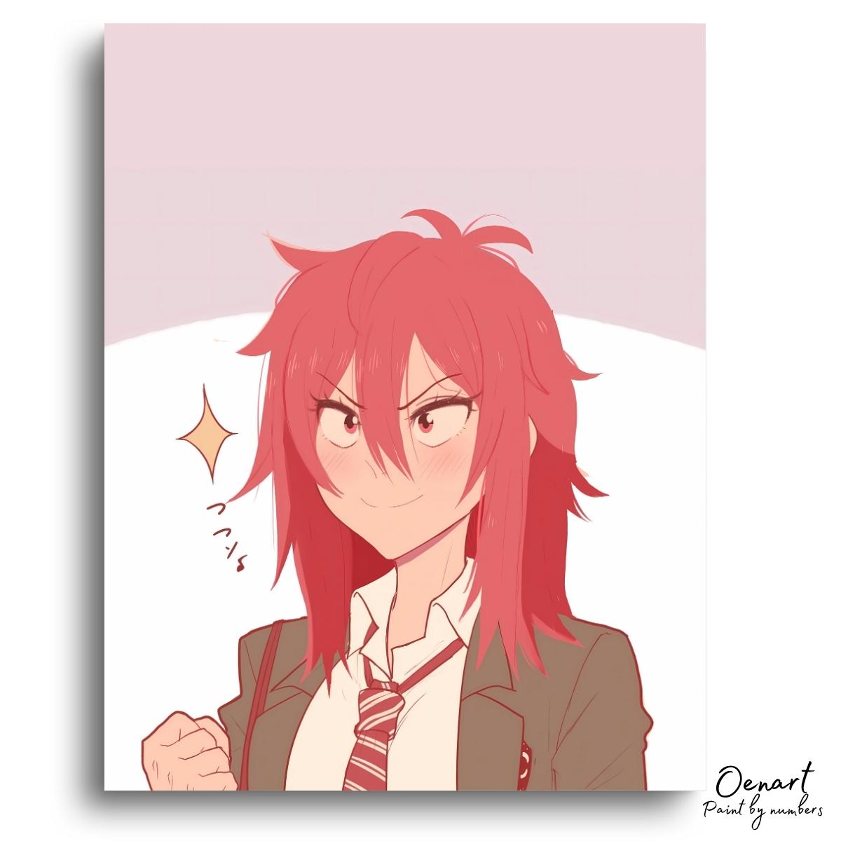 Tomo Chan Is a Girl: Red Hair - Anime Paint By Numbers Kit