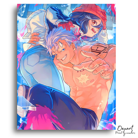 Undead Unluck: Andy & Fuuko - Anime Diamond Painting
