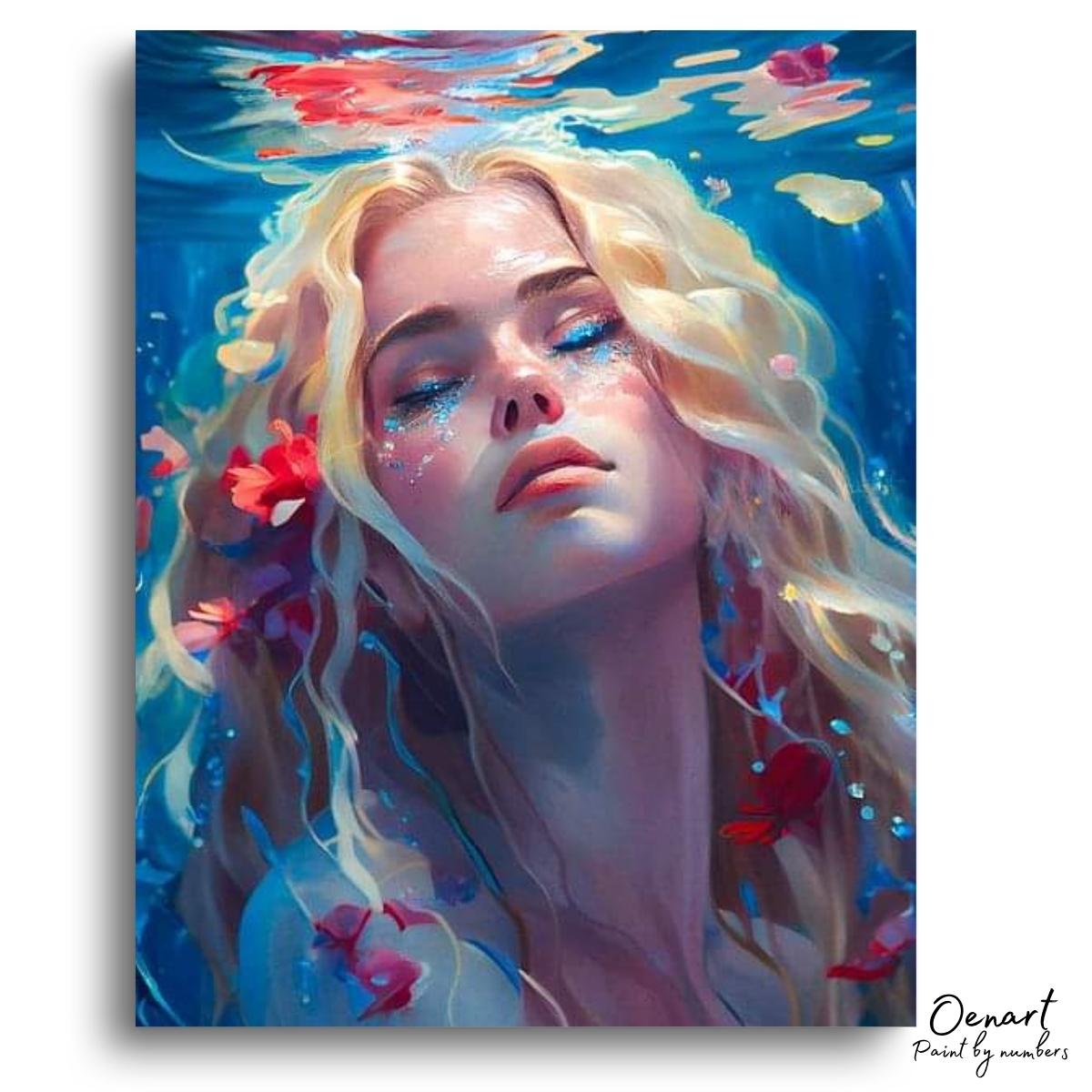 Under Water Portrait - Paint By Numbers Kit