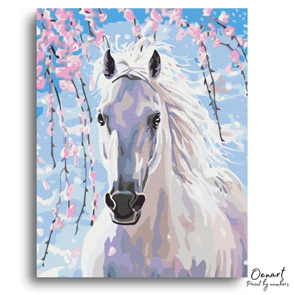 White Horse - Diamond Painting Kit-Oenart™