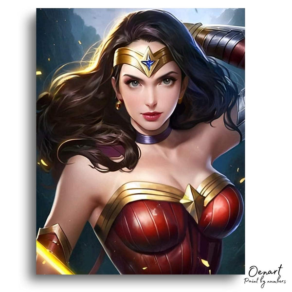 Wonder Women: Paint By Numbers Kit