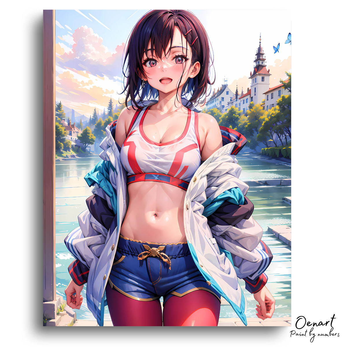 Zom 100: Cute Mikazuki Shizuka - Anime Paint By Numbers Kit