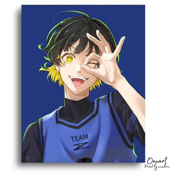 Blue Lock: Funny Bachira - Anime Diamond Painting - Oenart™