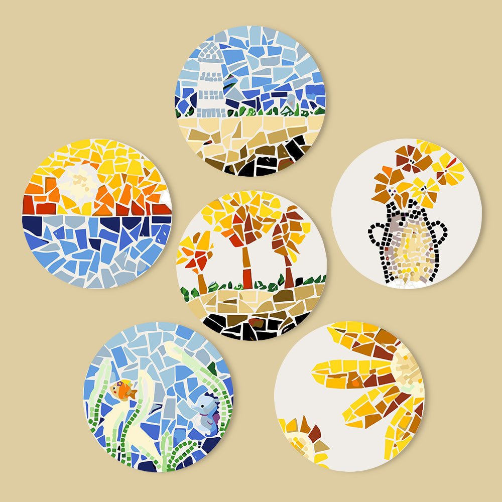 Coastal Mosaic Placemat Paint Kit - Oenart™