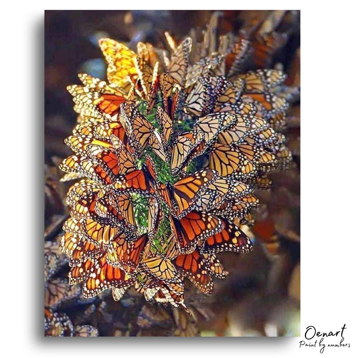 Colored Butterflies - Diamond Painting Kit - Oenart™