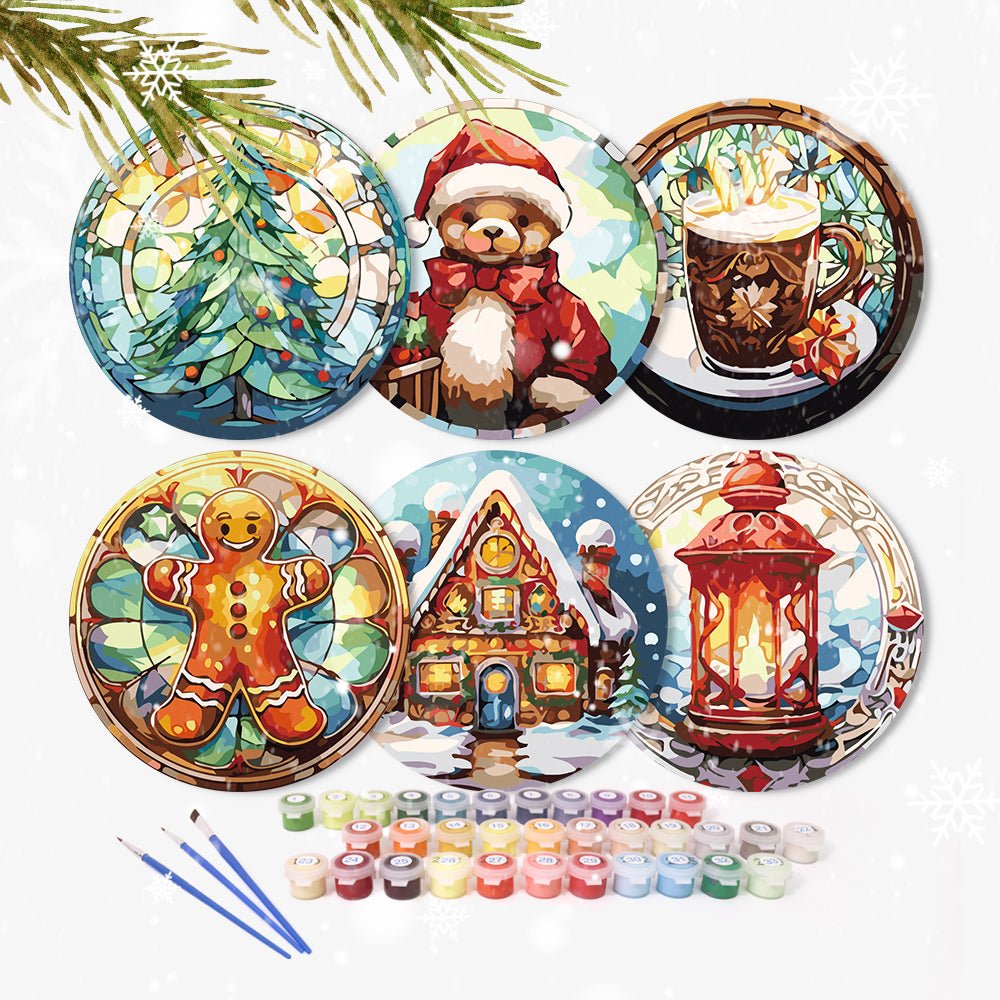 Cozy Christmas Placemat Paint Kit - Oenart™